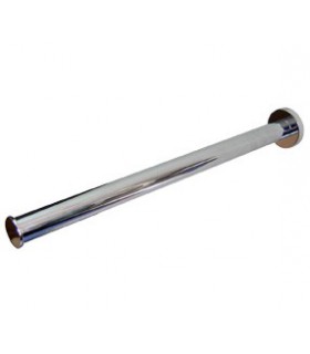 Chrome-plated brass towel rail