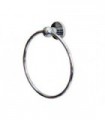 200 mm chrome-plated brass towel ring