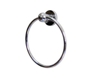 170 mm chrome-plated brass towel ring