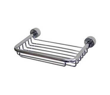 175x107 mm chrome-plated brass soap dish