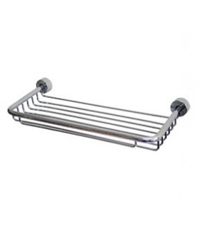 265x107 mm chrome-plated brass soap dish