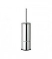 Chrome-plated brass toilet brush holder