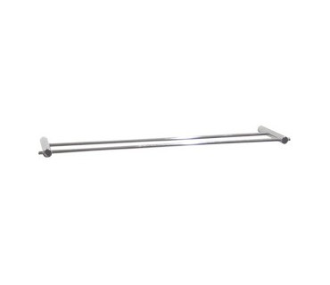 Stainless steel bright doble towel rail