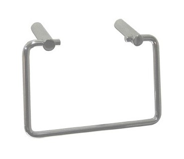 Stainless steel bright towel ring