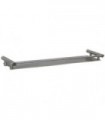 Stainless steel satin shelf