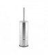 Stainless steel satin toilet brush holder