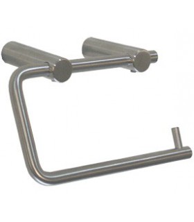 Stainless steel satin steel toilet roll holder