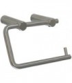 Stainless steel satin toilet roll holder