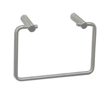 Stainless steel satin towel rail