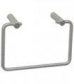 Stainless steel satin towel rail