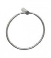 Stainless steel satin towel ring