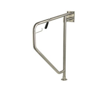 Horizontal swing grab bar