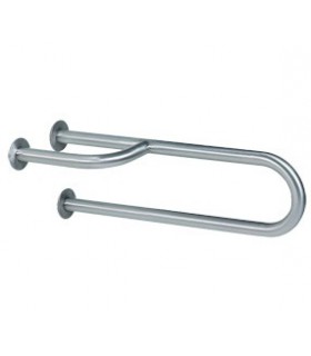 Wall mounted grab bar 3 anchoring points