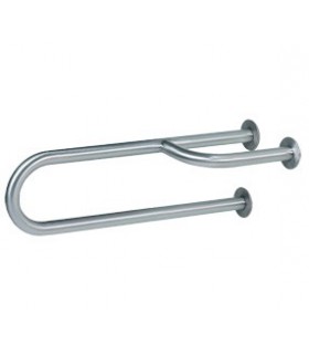 Wall/floor mounted grab bar 3 anchoring points