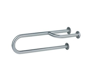 Wall/floor mounted grab bar 3 anchoring points