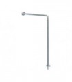 Wall/floor mounted grab bar satin finish