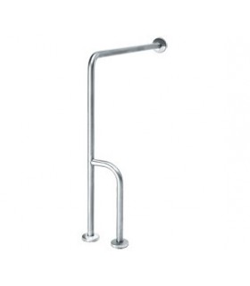 Wall/floor mounted grab bar 3 anchoring points
