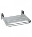 Asiento abatible de acero inox satinado