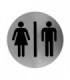 Unisex toilet sign