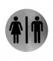 Unisex toilet sign