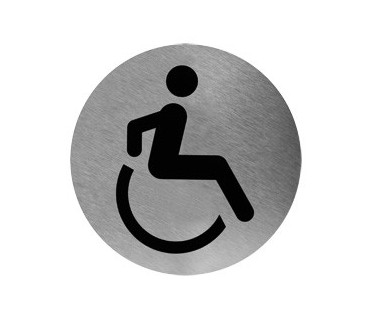 Adapted toilet sign