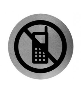 Mobile use prohibited sign