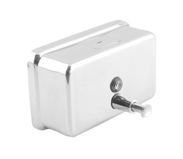 Surface push-button liquid soap dispenser
