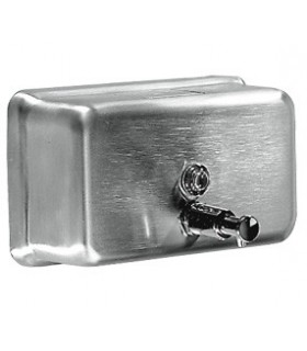 Surface push-button liquid soap dispenser