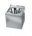 Wall mounted stainless steel washbasin