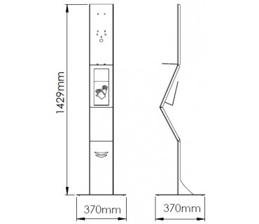 07-hand sanitizing-floor-stand-station-holder-hgpt0040
