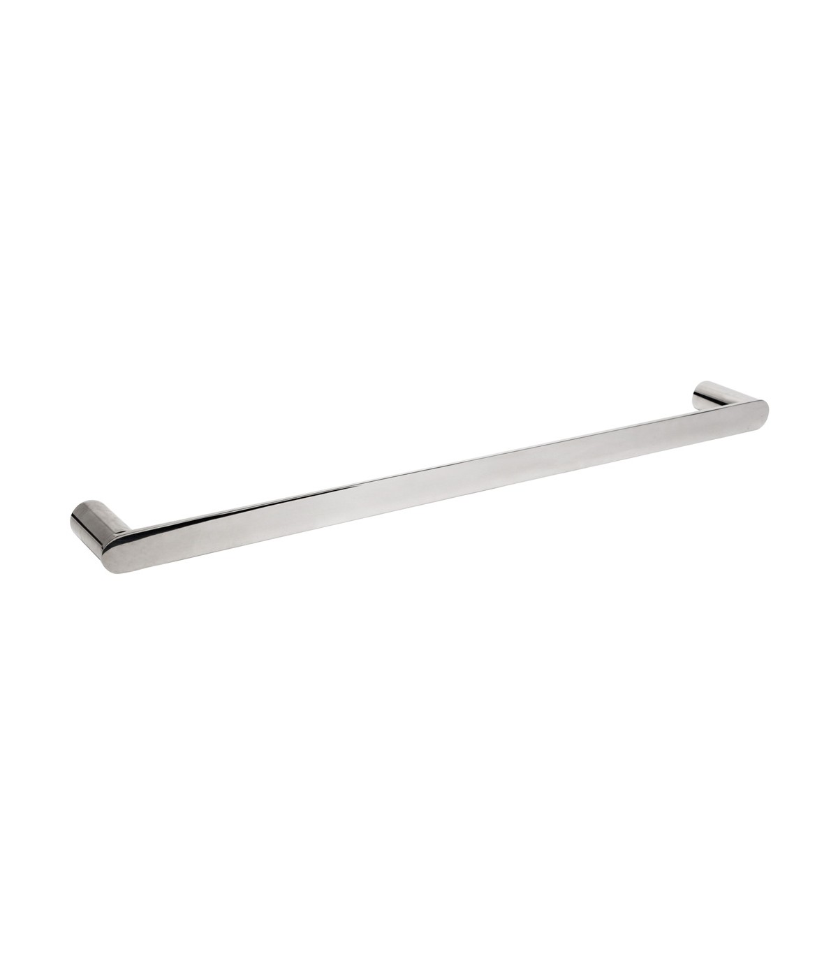 Bathroom towel rail made of AISI 304 stainless steel bright finish