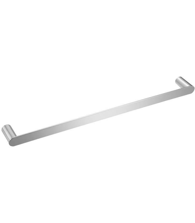 Bathroom towel rail made of AISI 304 stainless steel, satin finish