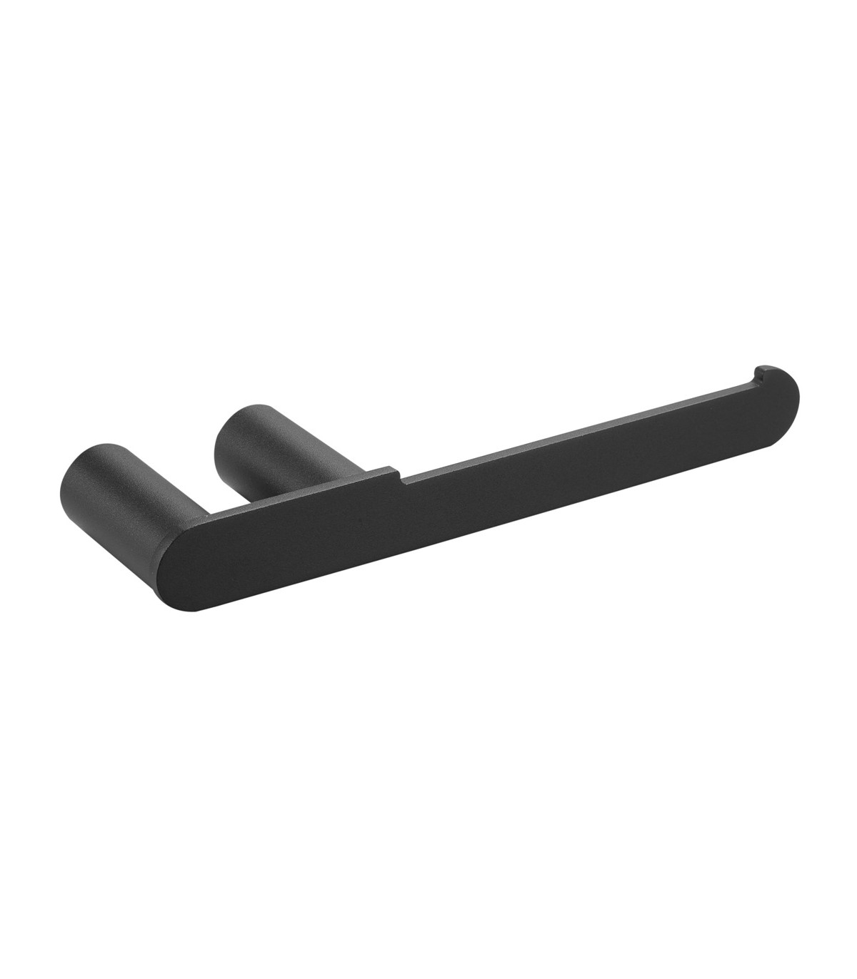 Portarrollos de baño de acero inoxidable AISI 304 acabado negro