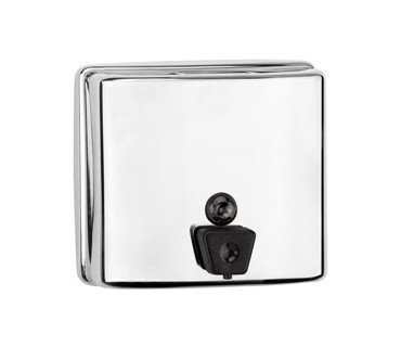Surface push-button liquid soap dispenser
