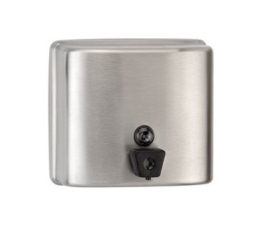 Surface push-button liquid soap dispenser