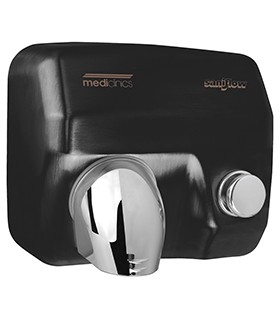 Saniflow push-button hand dryer