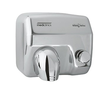 Saniflow push-button hand dryer