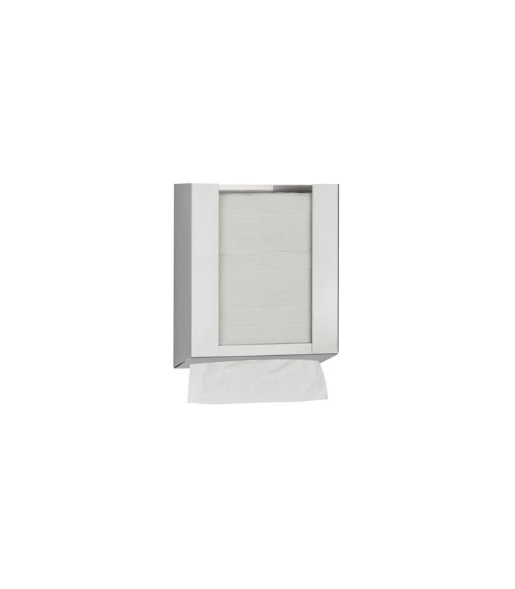 Behind the mirror stainless steel towel paper dispenser