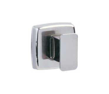Stainless steel single robe hook