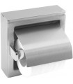 Stainless steel toilet roll holder