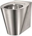 Floor-standing stainless steel toilet