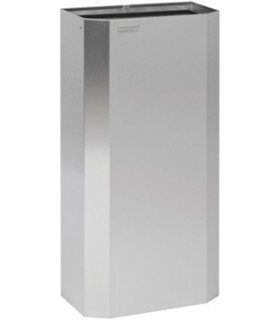 40 L capacity open bin, satin finish