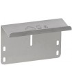 Shelf for industrial paper roll dispensers satin finish