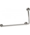 90º angled grab bar bright finish