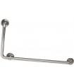 90º angled grab bar bright finish