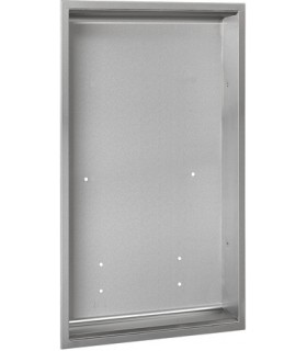 Kit to recess the BabyMedi vertical baby changing station satin finish