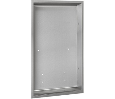 Kit to recess the BabyMedi vertical baby changing station satin finish