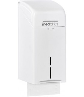 Toilet paper dispenser folder