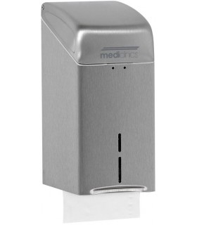 Toilet paper dispenser folder