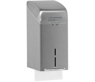 Toilet paper dispenser folder